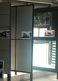 幕墻樣板展示區(qū)一角 幕墻樣板展示區(qū)一角